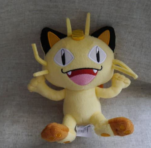 New Pokémon Go Tomy Pokémon plush stuffed animal Meowth 8 doll 