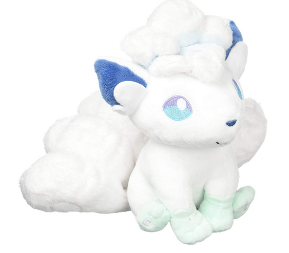 Sanei PP61 Alolan Vulpix Pokemon All Star Collection Stuffed Plush, 7"