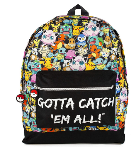 Pokemon canvass backpack