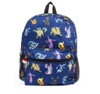 Starpoint Pokemon Evee Evolution 16" Blue Backpack