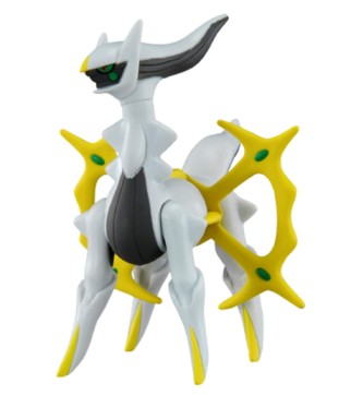 Takara Tomy Pokemon Sun & Moon EHP-15 Arceus Action Figure, 3"