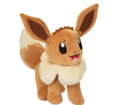 Pokemon Pokeball and 8" Eevee Plush Stuffed Animal Toy - Set of 2