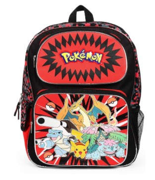 Pokemon and Friends 16 Inch Backpack School Bag