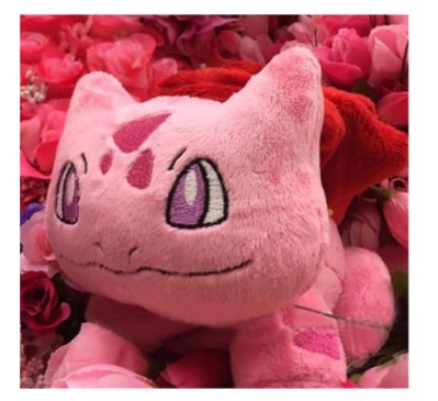 XYWD Rose Bulbasaur Plush - Pokemon Center Valentine's Day Present, Pokemon Center Plush Stuffed Animal Toy