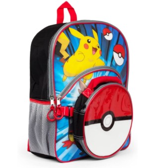 Pokemon Backpack with Lunchbox