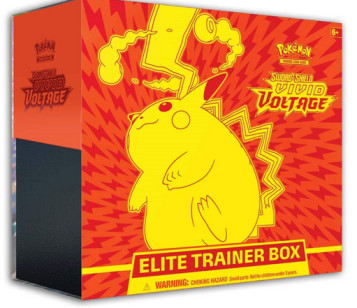 Pokémon Cards: Sword & Shield 4 Vivid Voltage Elite Pikachu - Trainer Box, Multicolor 
