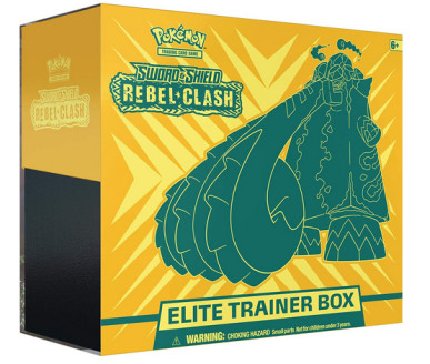 Pokémon TCG: Sword & Shield-Rebel Clash Elite Trainer Box | 8 Booster Packs | Genuine Cards 