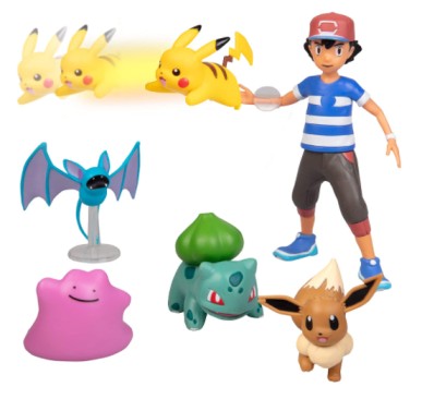 Pokémon Clip 'N' Go Poké Ball Belt Set With 2-Inch Action Figure & Balls,  Assorted, Age 4+