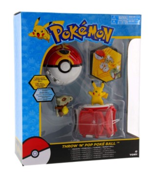 Tomy Pokemon Throw 'N' Pop Duel Pikachu Pokeball 