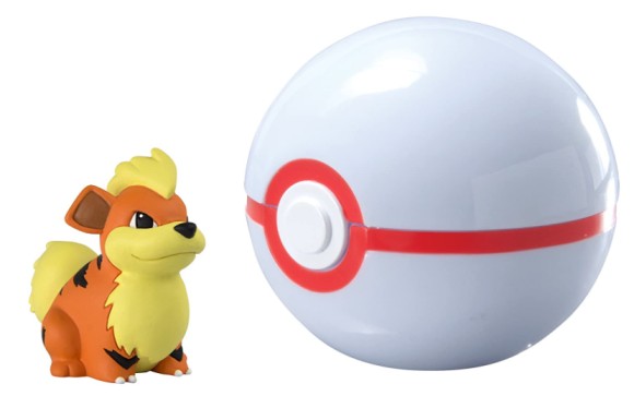 Pokémon Clip And Carry Poké Ball, Growlithe And Premier Ball