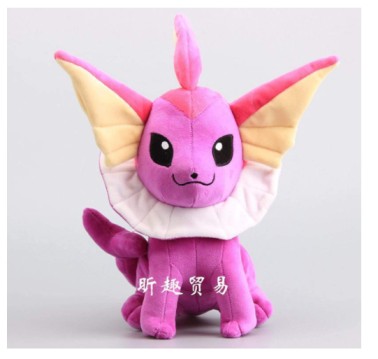 LHAHGLY Anime Game Pokemon Series Vaporeon Stuffed Dolls Plush Toys 35Cm, for Children Pikachu Christmas Children Gifts Plush Toy