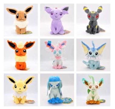  Plush Doll Cute Pokemon Flareon Umbreon Plush,Children's Birthday Plush Toy