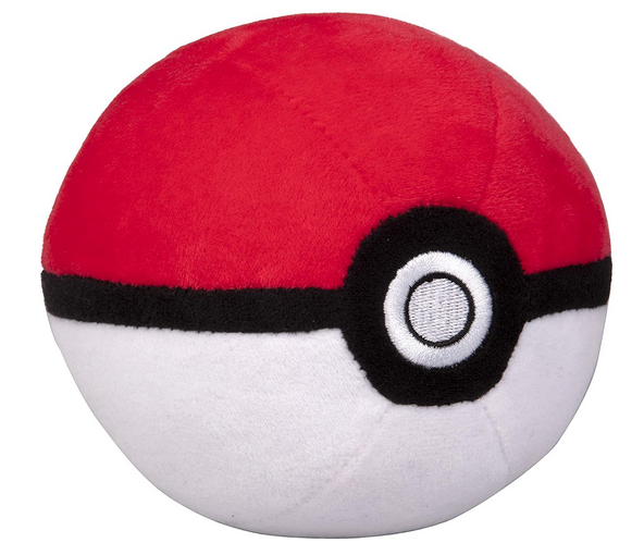 Soft pokemon pokeball plush