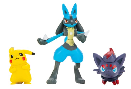 Pokemon lucario store action figure