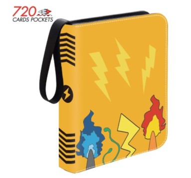 Pockets Trading Card Sleeves Binder Fit for Pokemon Cards