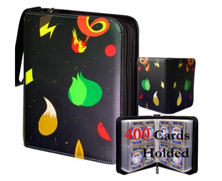 Trading Card Binder with Sleeves,Carrying Case Binder,Holds 