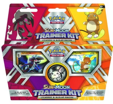 Moon Trainer Kit Lycanroc & Alolan Raichu Card Game