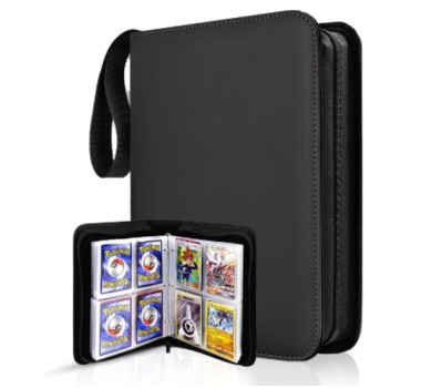 400 Pockets Card Binder Carrying Holder Compatible with Pokemon Trading Cards Binder